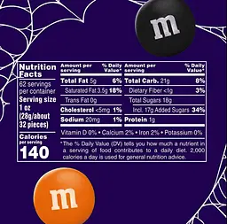 Драже M&M's Milk Chocolate Halloween Blend Candy 283г - мініатюра 6