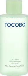 Заспокійливий тонер для обличчя з центелою Tocobo Cica Calming Aqua Toner 200 мл