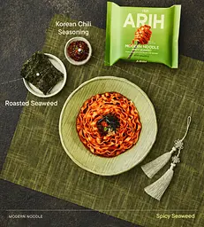 Локшина ARIH Modern Noodles Spicy Seaweed 130г - мініатюра 3