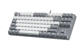 Клавіатура GamePro Genesis Metallic MK110G Outemu Червоний Swithes USB Сірий - мініатюра 2