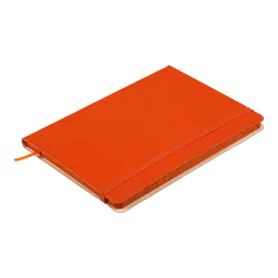 Блокнот діловий Buromax Logo2U Touch Me А5 96 арк. в лінійку обкладинка штучна шкіра помаранчевий (BM.295202-11) - мініатюра 3