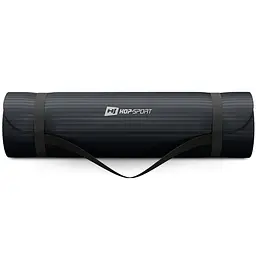 Коврик для йоги Hop-Sport HS-NB016GM NBR 1,5см чорний - мініатюра 8