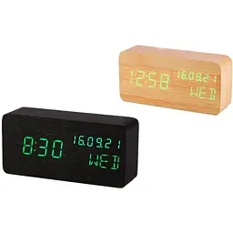 Годинник настільний Grunhelm LED 1609 USB DC+ 5V 2000 мАч (131075) - мініатюра 8
