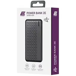 Зовнішній акумулятор 2E Geometry PB2072 20000mah 18W батарея із швидкою зарядкою PB2072 - мініатюра 4