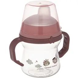 Кружка тренувальна Canpol babies First Cup Bonjour Paris 150 мл рожевий - мініатюра 3