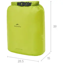 Гермомішок Naturehike CNK2550XB012 8 л yellow - мініатюра 2
