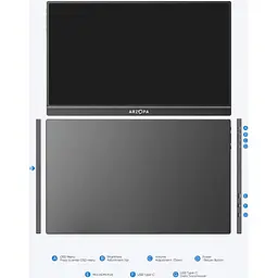 Портативний монітор Arzopa S1 Table [111056] - мініатюра 3