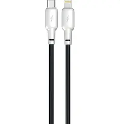 Кабель Gelius Full Silicon Cable Type-C to Lightning GP-UCN001CL 20W 1.2m Black-White