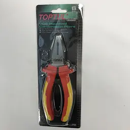 Пасатижі електрика 6" ізольовані 1000V VDE Toptul hoz0007370 - мініатюра 2