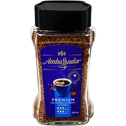 Кава розчинна Ambassador Premium натуральна сублімована 190 г (878776) - мініатюра 4