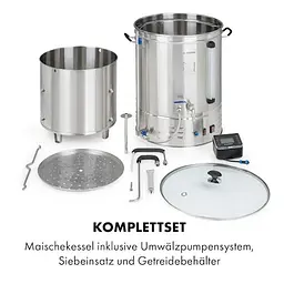 Пивоварня Klarstein Brauheld Pro 70 л (10035516) - мініатюра 5