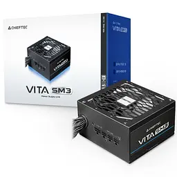 Блок живлення Chieftec 750W VITA SM3 BPX-750-C ATX 3.1 120mm, 80+ Bronze, Semi modular, Retail - мініатюра 6
