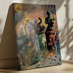 Інтер'єрна картина Галюциногенний тореадор, Сальвадор Далі, Salvador Dalí, Hallucinogenic Toreador, інтер'єрний декор, 60×45 см (id6997)