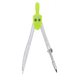 Циркуль BASIS у жорсткому футлярі типу "градусник", зелений, KIDS Line ZB.5301BS-04 Zibi (4823078945693) - мініатюра 3