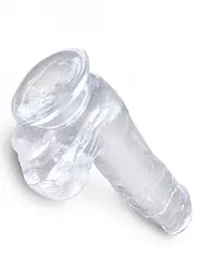 Фалоімітатор King Cock Clear 6 Inch 17.7 см прозорий - мініатюра 5