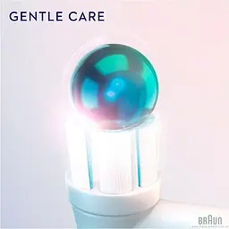 Насадка - змінна голівка для зубної щітки Oral-B iO Gentle Care White (1шт) - мініатюра 4