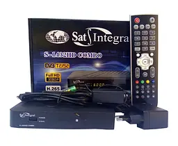 Супутниковий комбінований ресивер Sat-Integral S-1432 Combo HD Dolby Digital - мініатюра 1