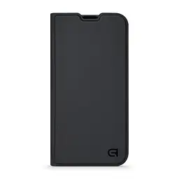 Чехол-книжка для Samsung Galaxy M35 5G (M356), OneFold Case, черный, из экокожи (PU) и TPU, с магнитом, с подставкой и отделением для карт, трансформируется в подставку, противоударный, защита всего корпуса, ArmorStandart (ARM77960)