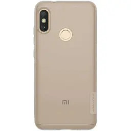 Чохол-накладка Nillkin TPU Nature Case Xiaomi Mi A2 Lite/Redmi 6 Pro Gray - мініатюра 4