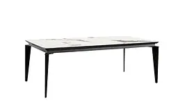 Стіл обідній Welovemebel Палац розкладний 160/215x90x77 см білий - мініатюра 2