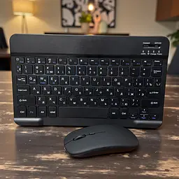 Бездротовий комплект Primo NB03 Bluetooth клавіатура і мишка - Black - мініатюра 3