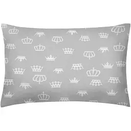 Комплект постільної білизни дитячий Cosas Grey Crown 110 х 140 см (CrownG_zig_140) - мініатюра 4