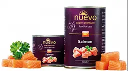 Вологий корм для котів Nuevo Adult Salmon з лососем 200 г 95101 - мініатюра 2