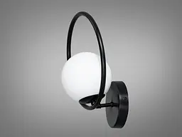 Бра настінне Diasha LQ7062/1W BK 25 см, G9, максимальна потужність 20W, чорний, мінімалістичний стиль, лофт - мініатюра 6