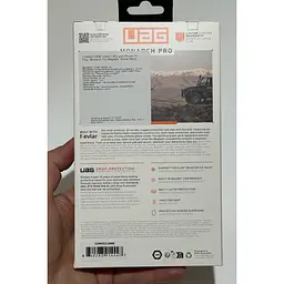 Оригінальний протиударний чохол UAG Monarch Pro MagSafe для Iphone 16 Plus Kevlar Black 114455113940  - мініатюра 5