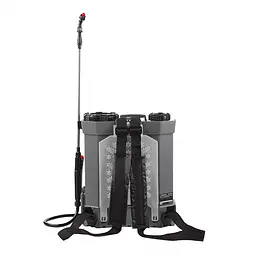 Обприскувач INTERTOOL DT 9012 акумуляторний ранцевий, 12 л, продуктивність 3.1 л хв, акумулятор 12 В 8 А - мініатюра 5