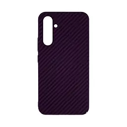 Карбоновый чехол для Samsung Galaxy A54 5G (A546), LikeCarbon, фиолетовый, панель, защитный чехол-накладка, ультратонкий и легкий, противоударный, обеспечивает защиту от ударов, падений и царапин, ArmorStandart (ARM71930)