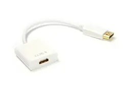 Кабель-перехідник PowerPlant HDXiaomi (F) - DisplayPort (M), 0.15 м, 1.4V, 4K x 2K