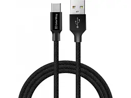 Кабель ColorWay (CW-CBUC008-BK) USB Type-C 2m 2.4A чорний