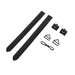 Фіксатори для рук та ніг LOCKINK Wristcuffs/Anklecuffs, чорні, натуральна шкіра - мініатюра 8