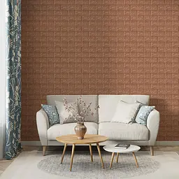 3D панель Sticker Wall самоклеюча цегла Коричнева 700x770x5мм 020-5 SW-00000237 - мініатюра 5