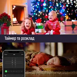 Гірлянда ColorWay Smart LED RGB WiFi+Bluetooth 10M 60LED IP65 (CW-GS-60L10UMC) - мініатюра 7