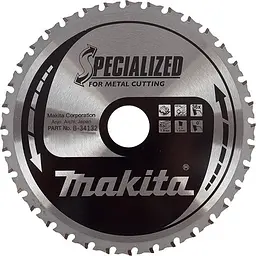 Диск пиляльний по металу 305х25.4 мм 60T Makita Specialized B-34132