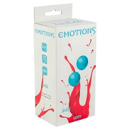 Вагінальні кульки Lola Toys Emotions Lexy Small 2 шт (бірюзовий) - мініатюра 3