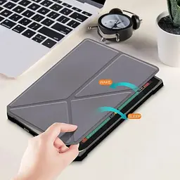 Обкладинка Ultra Slim Origami BeCover для PocketBook 743G InkPad 4/InkPad Color 2/InkPad Color 3 (7.8") Gray (713087) - мініатюра 3