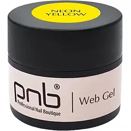 Гель павутинка PNB UV/LED жовта неон 5 мл - мініатюра 2
