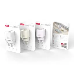 Мережевий зарядний пристрій XO L149(EU) PD30W 1USB-A+1USB-C Charger Білий - мініатюра 2