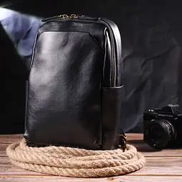 Чоловіча шкіряна сумка Vintage 17х26,5х11 см sum0022403 - мініатюра 7