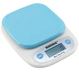 Електронні кухонні ваги Matarix MX-403 із чашею 7 кг Blue - мініатюра 2