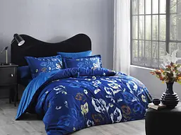 Комплект постільної білизни Tallin Blue Сімейний Tac pbe0041067 - мініатюра 1