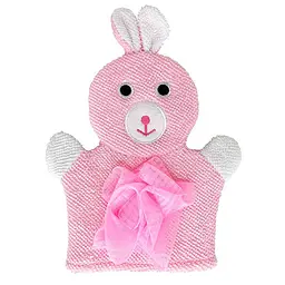 Мочалка-рукавичка для купання "Зайка" Mega Zayka MGZ-0911(Pink)