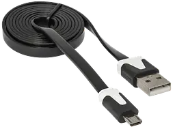 Кабель USB AM-micro BM, 1.0 м, USB08-03T чорний Defender - мініатюра 2