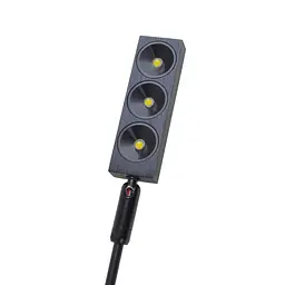 Підсвітка світлодіодна настінна врізна AL-543/3*1W NW LED BK - мініатюра 9
