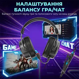 Ігрові навушники Fifine H16 RGB 7.1 Black [161113] - мініатюра 6