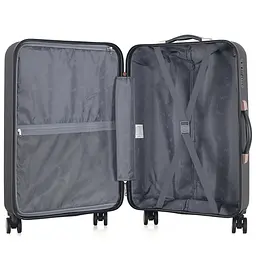 Валіза середня Semi Line 24 дюйми (M) дюйми (M) ABS-Plastic Black (T5787-2) - мініатюра 6