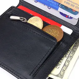 Чоловічий шкіряний портмоне Canpellini 10х11,5х1 см acs0025050 - мініатюра 5